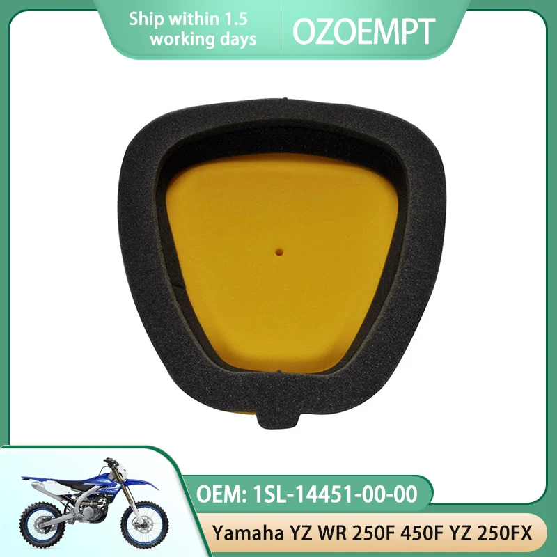 Воздушный фильтр для мотоцикла, двухслойный, подходит для Yamaha YZ WR 250F 450F YZ 250FX 450FX OEM: 1SL-14451-00-00
Воздушный фильтр для мотоцикла, двухслойный, подходит для Yamaha YZ WR 250F 450F YZ 250FX 450FX OEM: 1SL-14451-00-00