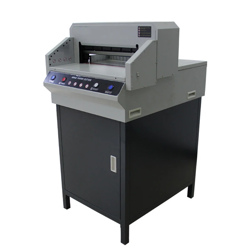 High Quality 4606Z Electric Guillotine Paper Cutting Machine A4 A3 450 Small Paper Cutter
High Quality 4606Z Electric Guillotine Paper Cutting Machine A4 A3 450 Small Paper Cutter