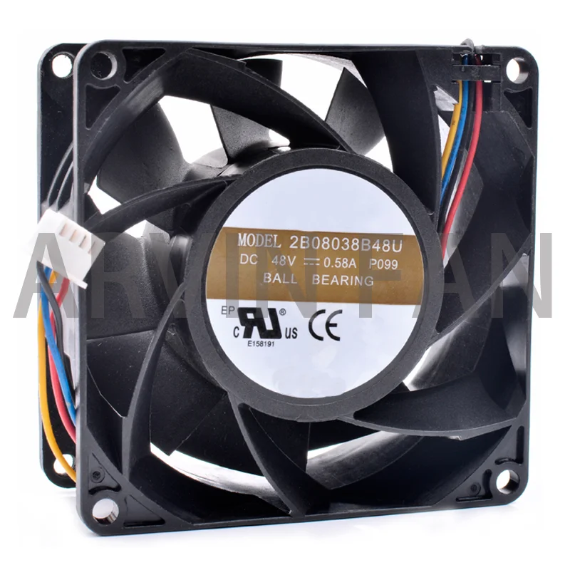 Новый оригинальный 2B08038B48U 8 см 8038 дюйма 80x80x38 мм 48 В 0.58a Вентилятор охлаждения шасси сервера связи
Новый оригинальный 2B08038B48U 8 см 8038 дюйма 80x80x38 мм 48 В 0.58a Вентилятор охлаждения шасси сервера связи