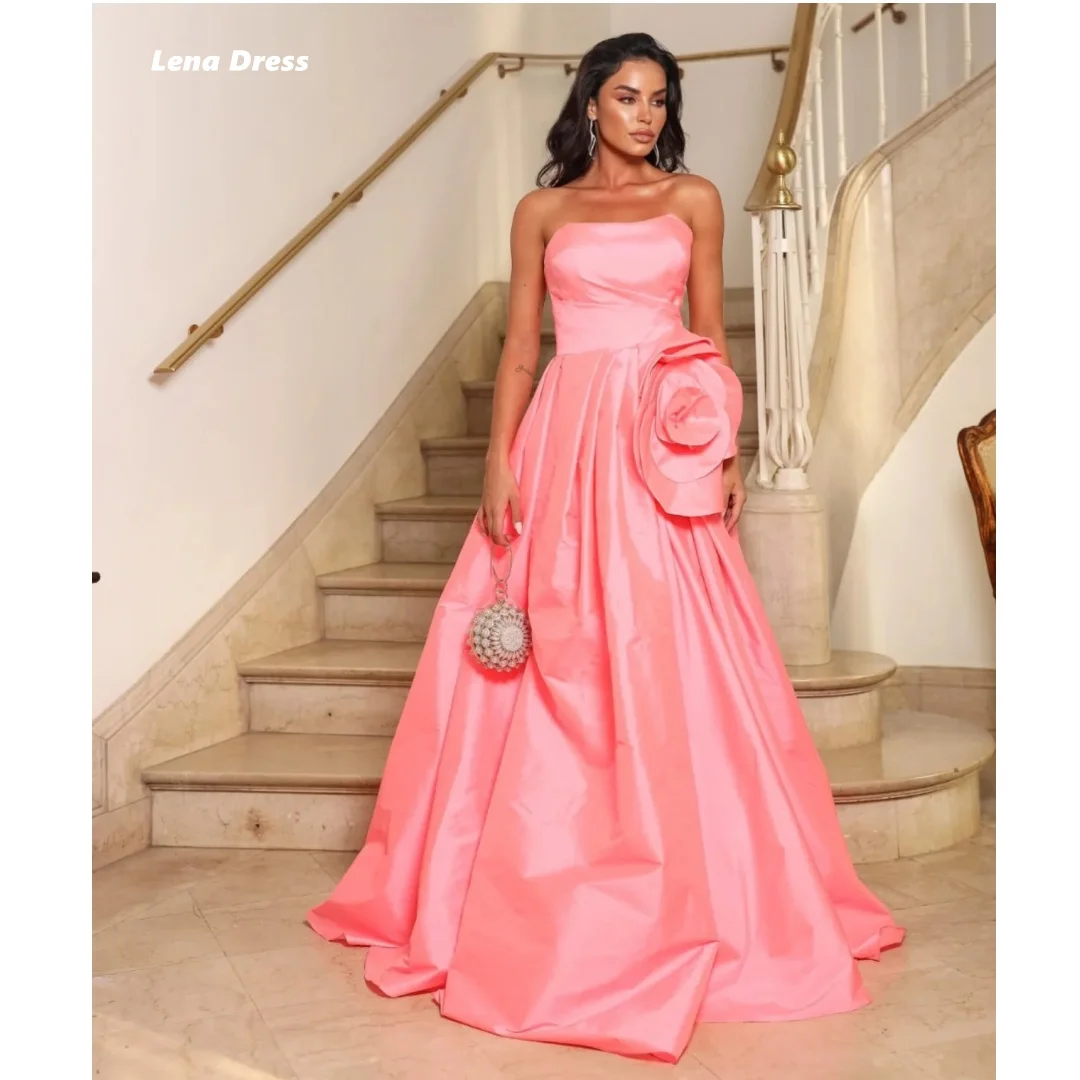 Lena Custom Made Prom Dresses 2025 Luxury Women Evening Dress Woman Pink Elegant Party Dresses for Wedding Woman Satin Cloth
Lena Custom Made Prom Dresses 2025 Luxury Women Evening Dress Woman Pink Elegant Party Dresses for Wedding Woman Satin Cloth