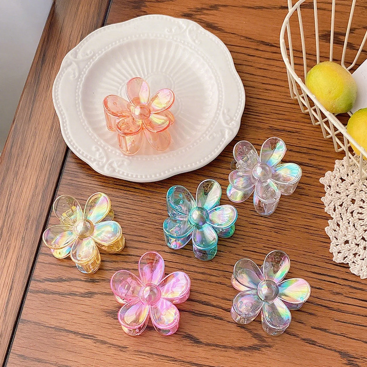 Dowell Fashion New Hawaiian Style Sheer Flower Hair Claw Clip Women's Hair Accessories
Dowell Fashion New Hawaiian Style Sheer Flower Hair Claw Clip Women's Hair Accessories