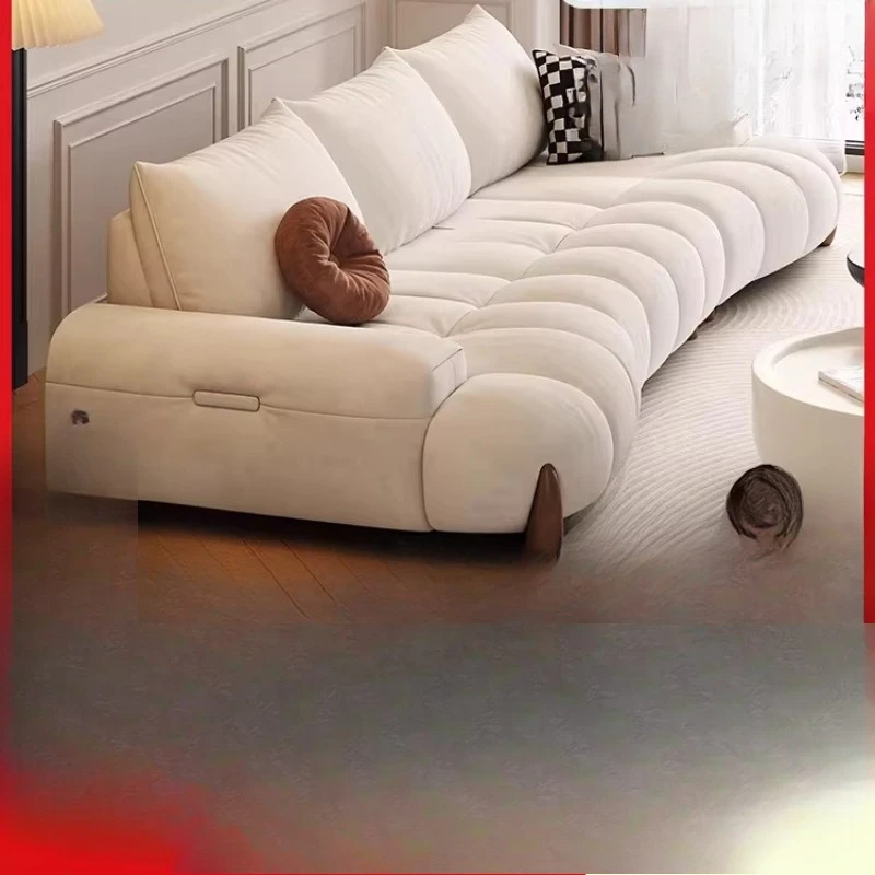Cream cloth sofa, living room modern retro, adjustable
Cream cloth sofa, living room modern retro, adjustable