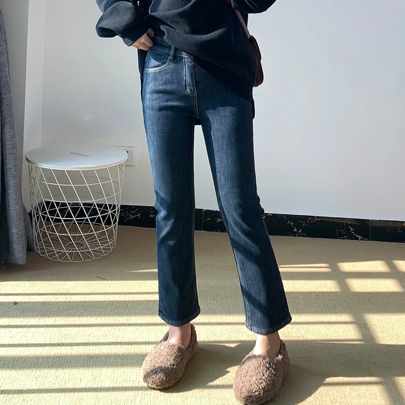 High Waist Straight Leg Blue Grey Jeans plus Size Slimming Long Trousers for Students Autumn Winter Fashion Ladies Jeans
High Waist Straight Leg Blue Grey Jeans plus Size Slimming Long Trousers for Students Autumn Winter Fashion Ladies Jeans