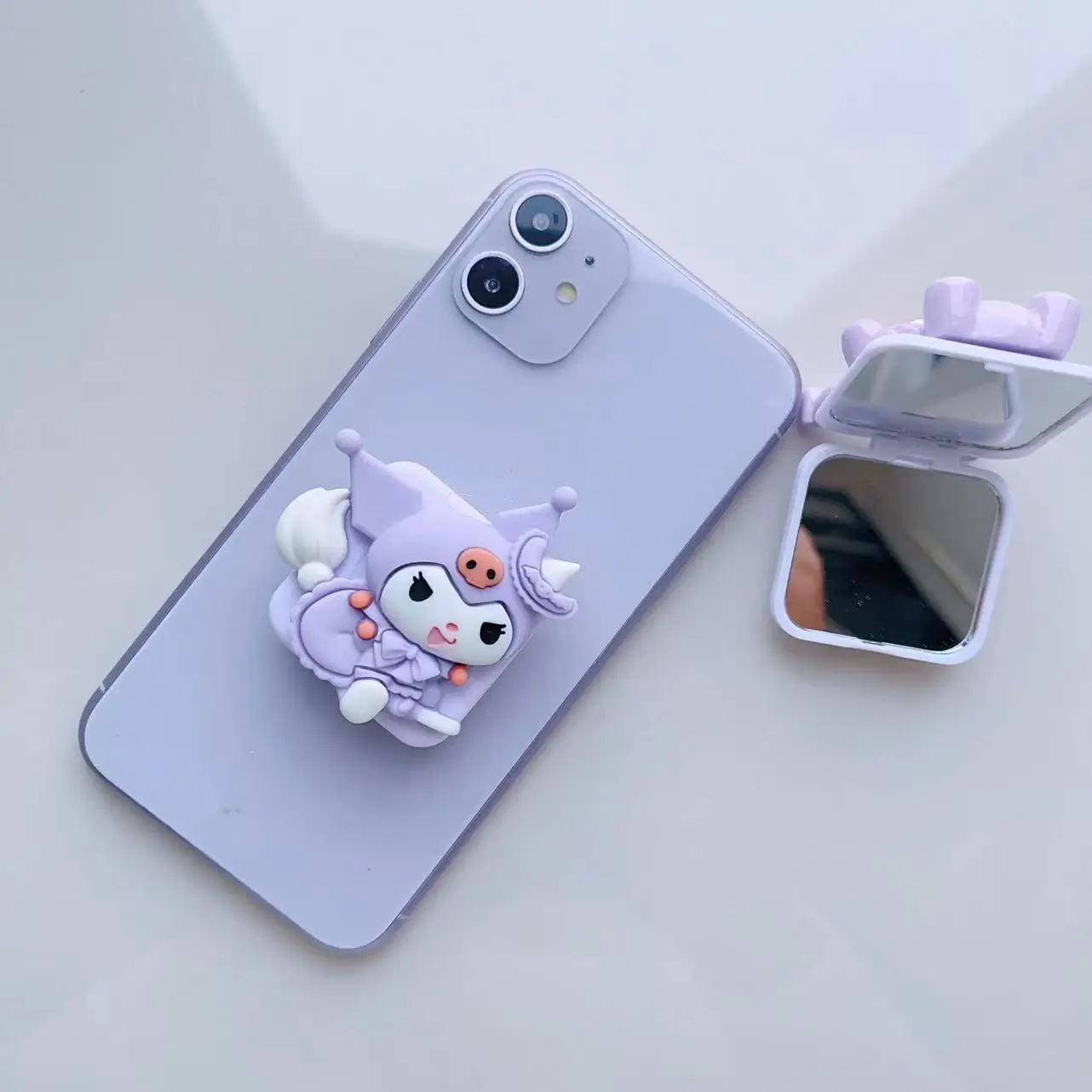 1/6PCS Adorable cartoon-style phone stand with mini makeup mirror—perfect for desktops, travel, and on-the-go use
1/6PCS Adorable cartoon-style phone stand with mini makeup mirror—perfect for desktops, travel, and on-the-go use