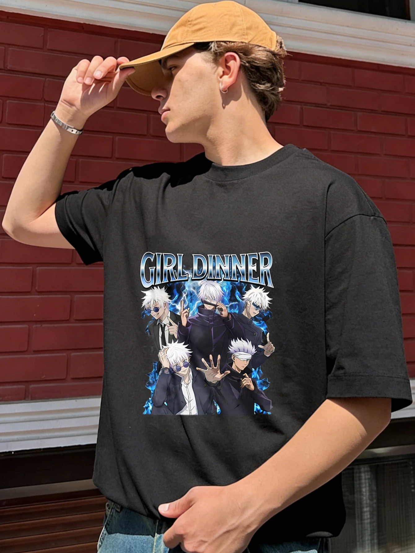 Mens Oversized Cotton GIRL DINNER Printed Graphic Tshirt, Summer Casual Everyday Short Sleeve Streetwear Cozy Tee, Gift for Him
Mens Oversized Cotton GIRL DINNER Printed Graphic Tshirt, Summer Casual Everyday Short Sleeve Streetwear Cozy Tee, Gift for Him