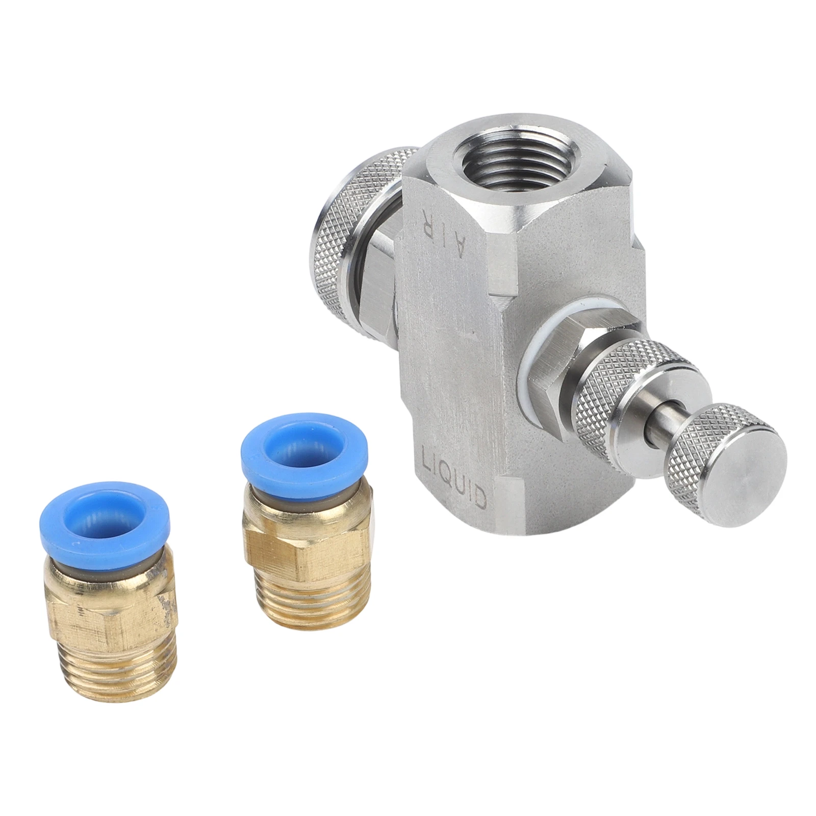 1/4 For BSPT Air Atomizing Nozzle for Uniform Liquid Gas Mixing Producing Fine Mist Cone Spray Tip with Clearing Function
1/4 For BSPT Air Atomizing Nozzle for Uniform Liquid Gas Mixing Producing Fine Mist Cone Spray Tip with Clearing Function