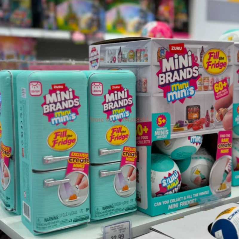 Подлинная мини-холодильник Zuru, слепая коробка, мини-тазные коробки, модная модель для ролевых игр, домашний миниатюрный холодильник, модель коллекционных игрушек
Подлинная мини-холодильник Zuru, слепая коробка, мини-тазные коробки, модная модель для ролевых игр, домашний миниатюрный холодильник, модель коллекционных игрушек