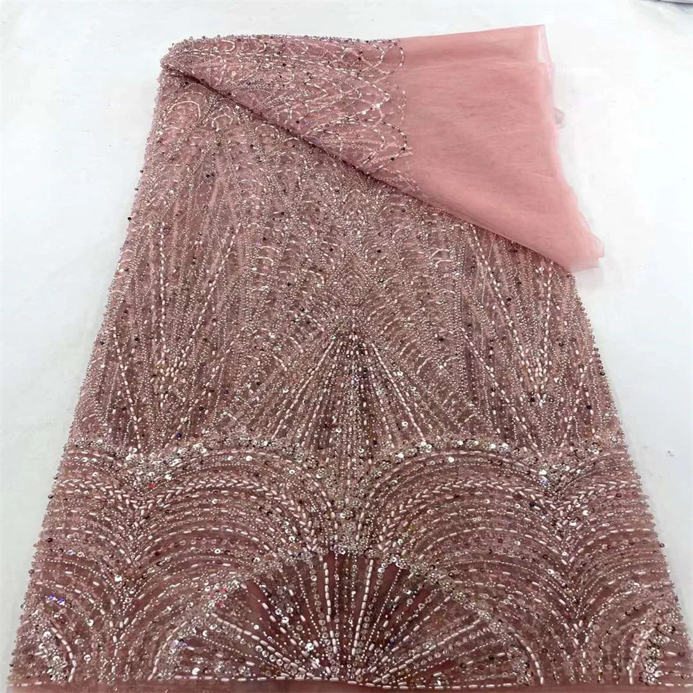 2024 Fashion French Mesh Embroidery Lace Heavy Beaded Tulle Lace Fabric With Sequins African Nigerian Fabric For Wedding Dresses
2024 Fashion French Mesh Embroidery Lace Heavy Beaded Tulle Lace Fabric With Sequins African Nigerian Fabric For Wedding Dresses
