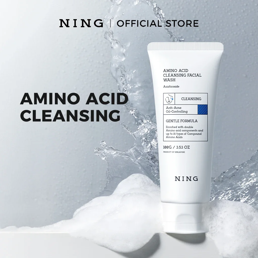 NING AMINO ACID CLEANSING FACIAL WASH WEAK ACIDIC FORMULA, GENTLY CLEANS WITHOUT HARMING THE SKIN
NING AMINO ACID CLEANSING FACIAL WASH WEAK ACIDIC FORMULA, GENTLY CLEANS WITHOUT HARMING THE SKIN
