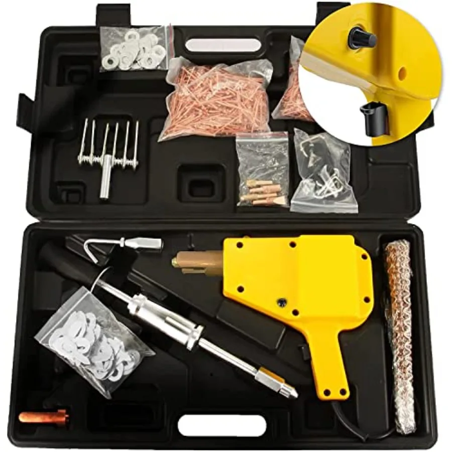 Auto body repair: steel black 800VA stud welder dent puller kit with slide hammer 110V spot welding machine for professional us
Auto body repair: steel black 800VA stud welder dent puller kit with slide hammer 110V spot welding machine for professional us