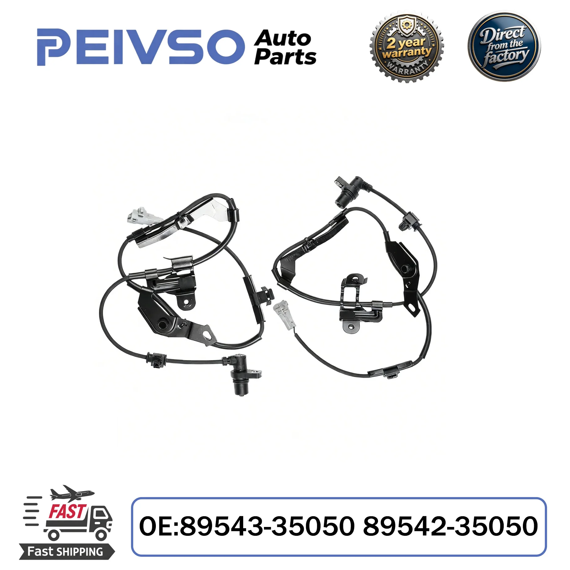 PEIVSO 89542-35050 89543-35050 Front Left/Right ABS Wheel Speed Sensor For Toyota Tacoma 4Runner Land Cruiser Prado Hilux Surf
PEIVSO 89542-35050 89543-35050 Front Left/Right ABS Wheel Speed Sensor For Toyota Tacoma 4Runner Land Cruiser Prado Hilux Surf