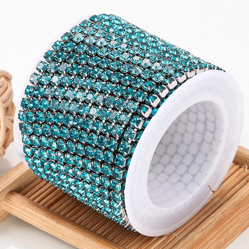 1Metert 3mm Colorful Crystal Rhinestone Chain For Jewelry Making Findings Necklace Bracelet DIY Accessories Supplies Materials 
1Metert 3mm Colorful Crystal Rhinestone Chain For Jewelry Making Findings Necklace Bracelet DIY Accessories Supplies Materials