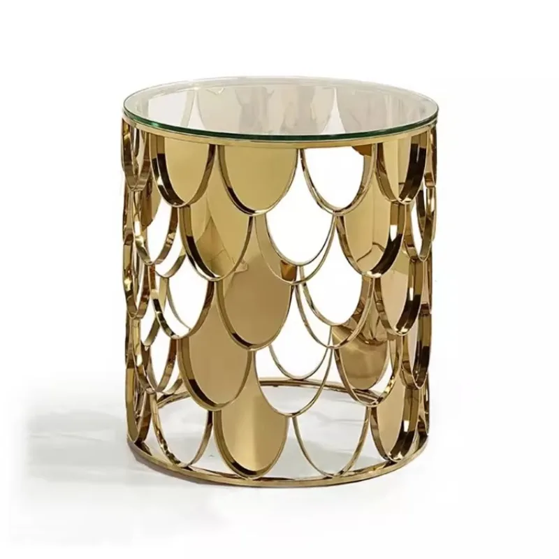 Modern Luxury Coffee Table with Stainless Steel and Glass Top Convertible Design for Living Room
Modern Luxury Coffee Table with Stainless Steel and Glass Top Convertible Design for Living Room