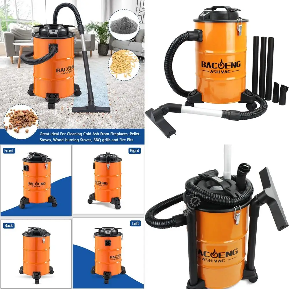 Вакуум для пепла с двухступенчатой фильтрацией на 10 А для пеллетных печей, всасывание 5,3 галлона, 1200 Вт, металлический шланг 5 футов, 360 градусов ° Колесо
Вакуум для пепла с двухступенчатой фильтрацией на 10 А для пеллетных печей, всасывание 5,3 галлона, 1200 Вт, металлический шланг 5 футов, 360 градусов ° Колесо