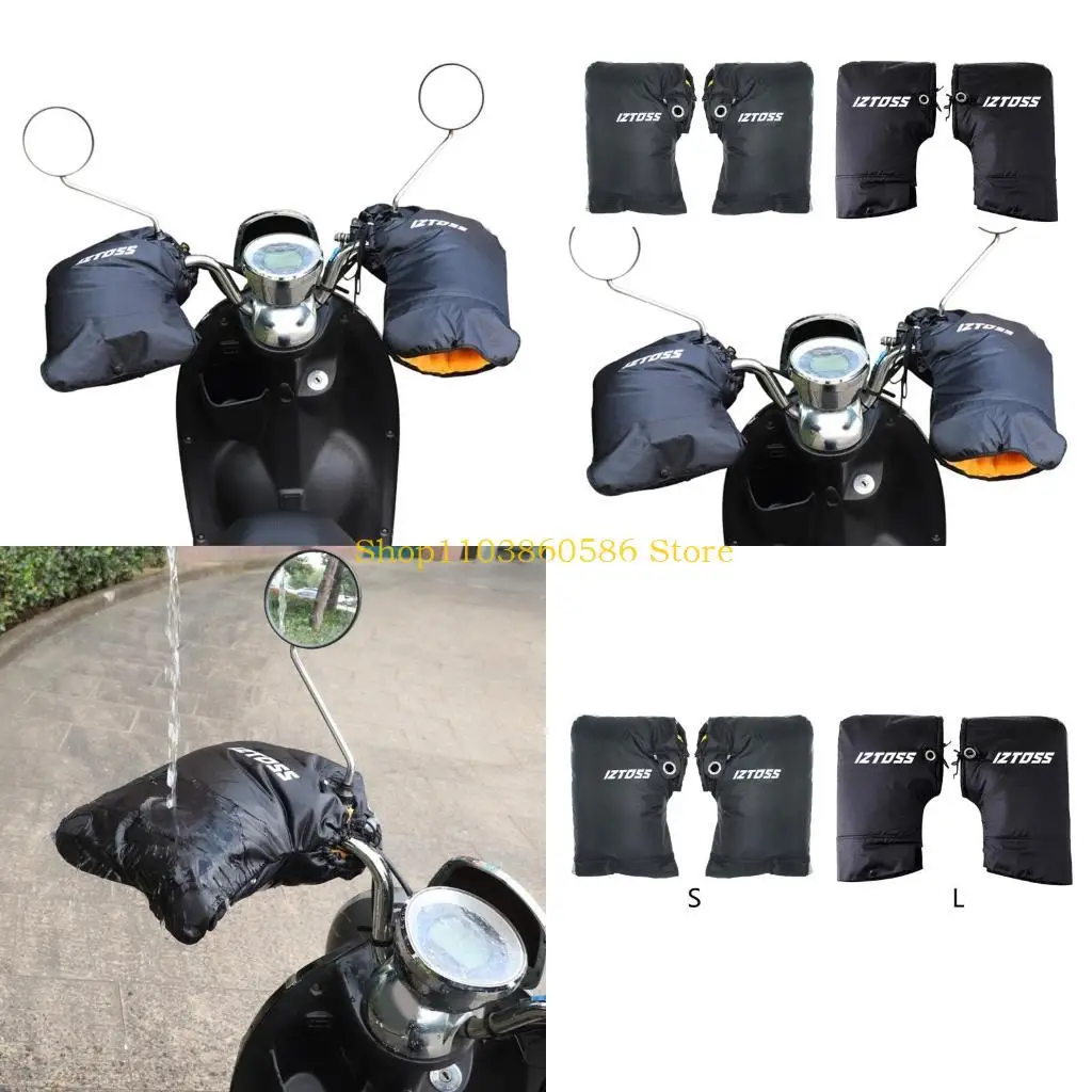 242A Motorcycle Handlebar Gloves Muff for Cold Weather Riding Mittens Windproof E-Bike Handguards Hand Protectors Covers 2pcs
242A Motorcycle Handlebar Gloves Muff for Cold Weather Riding Mittens Windproof E-Bike Handguards Hand Protectors Covers 2pcs