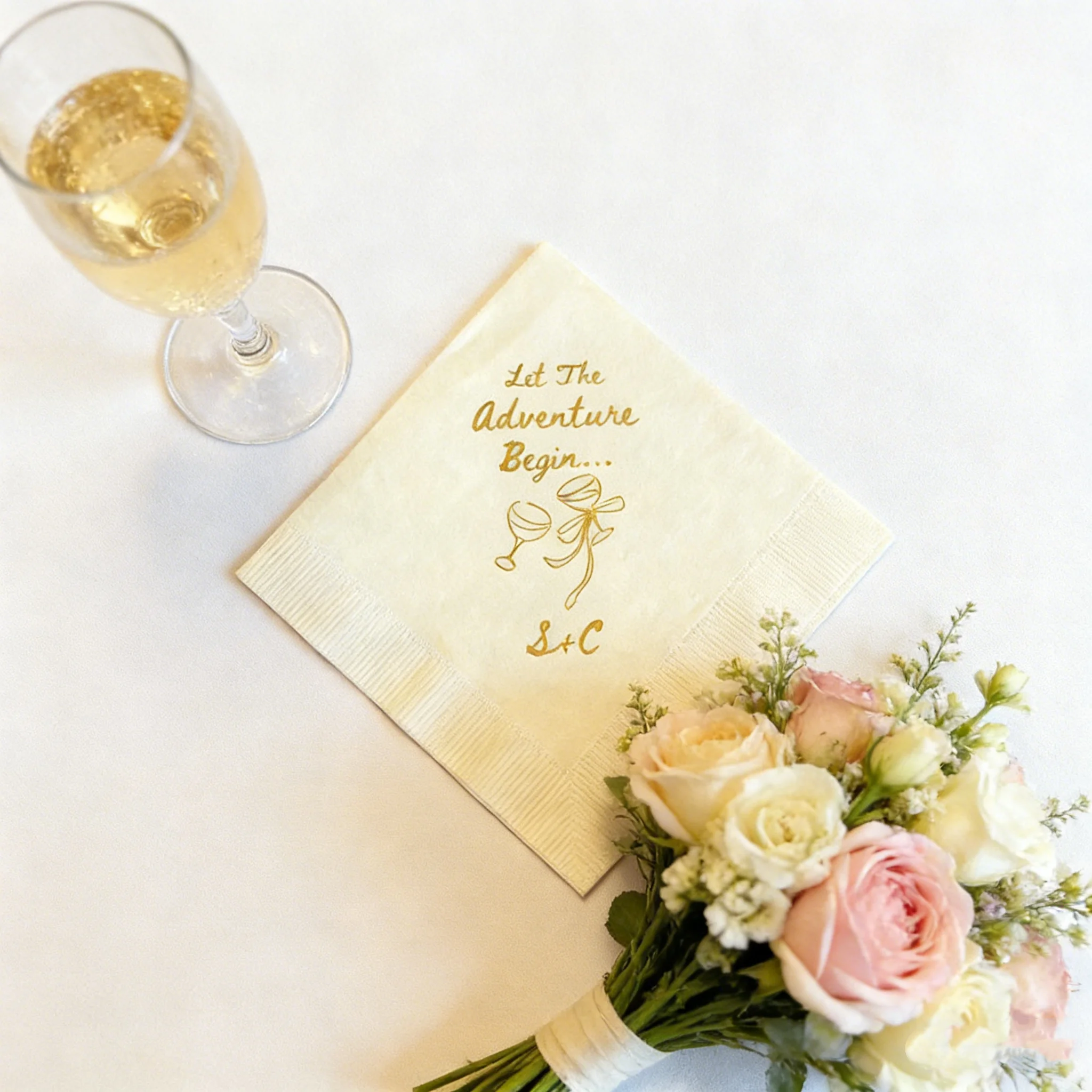 50pcs Personalized Foil Stamped Wedding Napkins Custom Text Matte/Shiny Finish Bridal Shower Reception Table Decor Napkins
50pcs Personalized Foil Stamped Wedding Napkins Custom Text Matte/Shiny Finish Bridal Shower Reception Table Decor Napkins