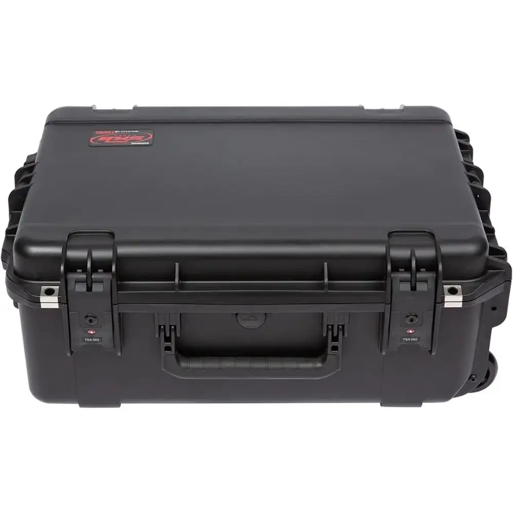 Compact Waterproof Hard Case with Foam Padding for Travel and Storage, Black
Compact Waterproof Hard Case with Foam Padding for Travel and Storage, Black
