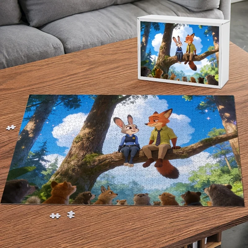 1000pcs Disney Zootopia Judy & Nick Wilde Poster Puzzle - Challenging Piece Count Suitable for &, / Activity, Birthday or Vale
1000pcs Disney Zootopia Judy & Nick Wilde Poster Puzzle - Challenging Piece Count Suitable for &, / Activity, Birthday or Vale