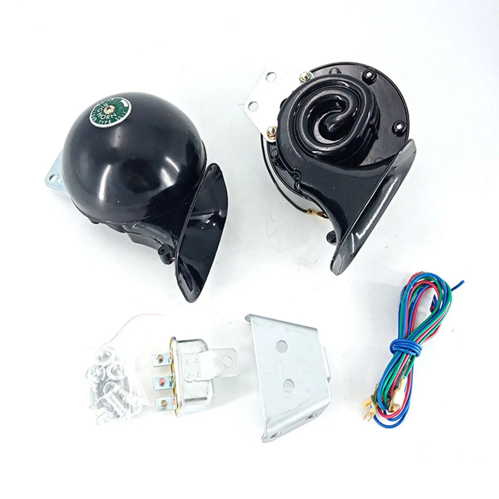 Durable 125db Car Horn Auto Kit with Relay Harness Compact Tone Waterproof for Car Steering Wheels and Horns
Durable 125db Car Horn Auto Kit with Relay Harness Compact Tone Waterproof for Car Steering Wheels and Horns
