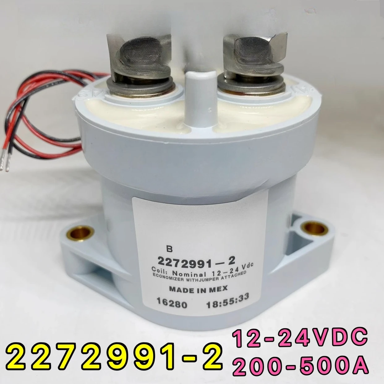 2272991-1 TE Teco EVC500A New Energy High Voltage DC Contactor 2272991-2 Relay
2272991-1 TE Teco EVC500A New Energy High Voltage DC Contactor 2272991-2 Relay