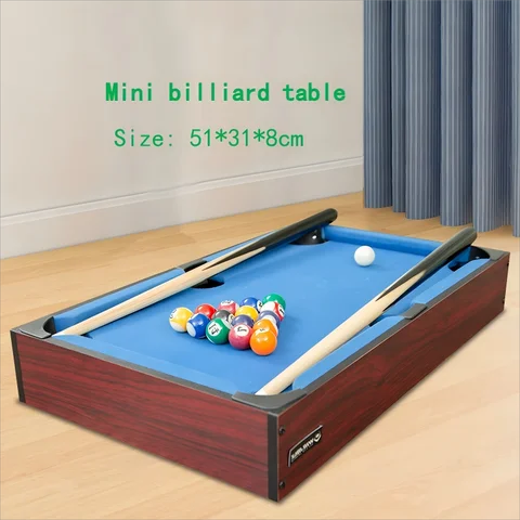 Mini billiard table, small black eight billiard table, family interactive tabletop billiard game