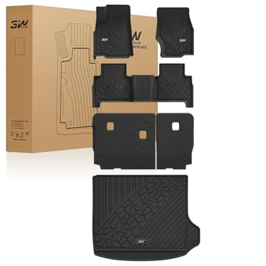 Floor Mats Cargo Liner Seatback Mats for 2022-2025 2026 Jeep Grand Cherokee WL/4xe 5-Seat Only TPE All Weather Heavy Duty Car A
Floor Mats Cargo Liner Seatback Mats for 2022-2025 2026 Jeep Grand Cherokee WL/4xe 5-Seat Only TPE All Weather Heavy Duty Car A