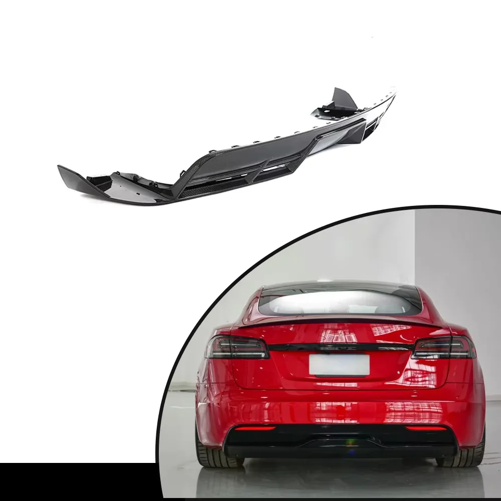 Carbon Fiber Rear Diffuser For Model S 2021-2023
Carbon Fiber Rear Diffuser For Model S 2021-2023