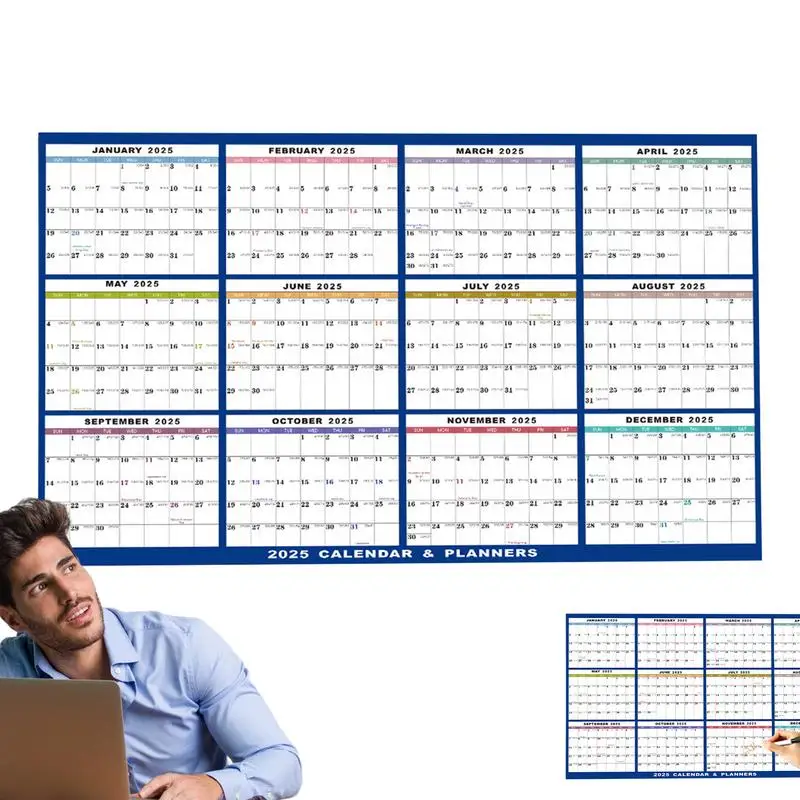 2025 Calendar Planner Dry Erase Sheet Wall Calendar Erasable Foldable Schedules Yearly Planner Double-sided Board
2025 Calendar Planner Dry Erase Sheet Wall Calendar Erasable Foldable Schedules Yearly Planner Double-sided Board