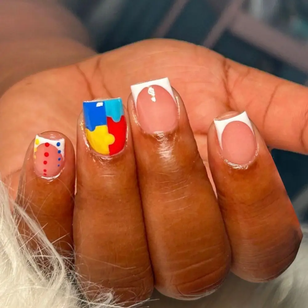 Fashion Short Square False Nails Full Cover French Fake Nials Detachable Press on Nails DIY
Fashion Short Square False Nails Full Cover French Fake Nials Detachable Press on Nails DIY