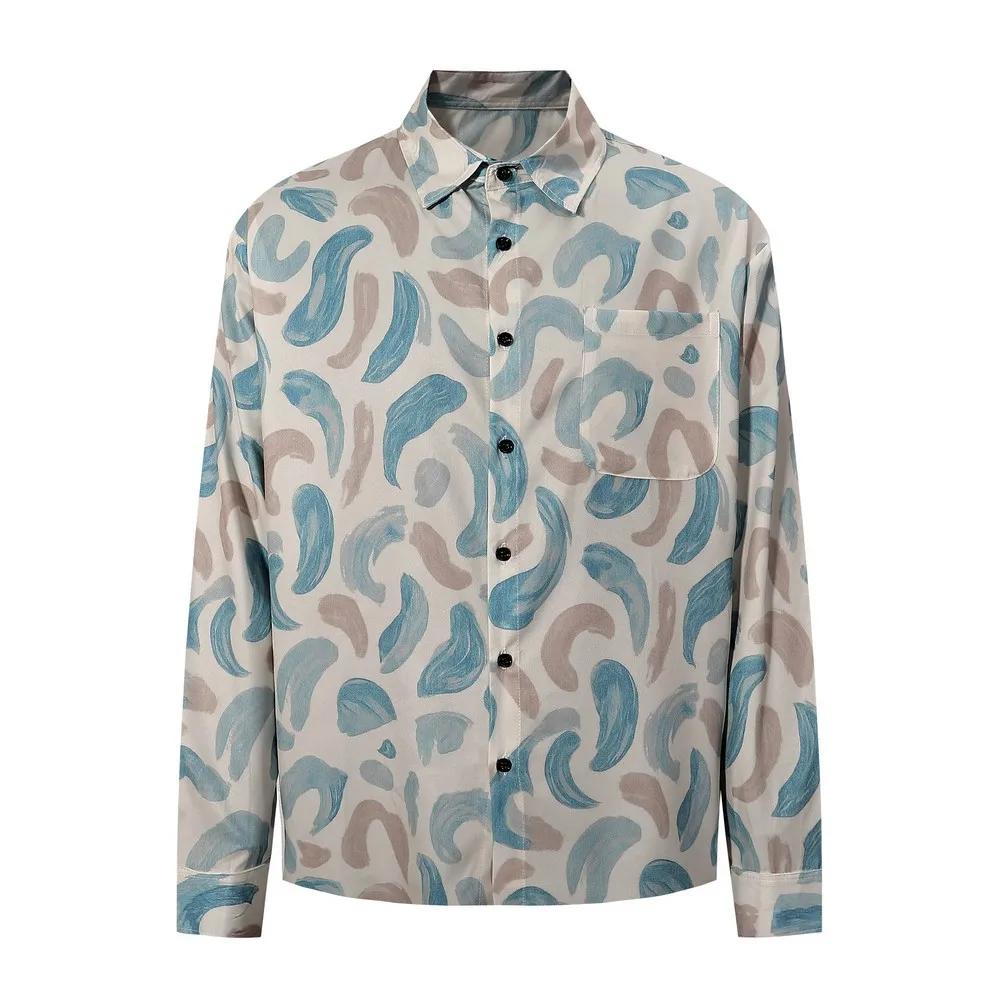 Vintage Graffiti Print Long Sleeve Hawaiian Beach Shirts Harajuku Men Women's Blouse Streetwear Aloha Button Tops Winter Spring
Vintage Graffiti Print Long Sleeve Hawaiian Beach Shirts Harajuku Men Women's Blouse Streetwear Aloha Button Tops Winter Spring