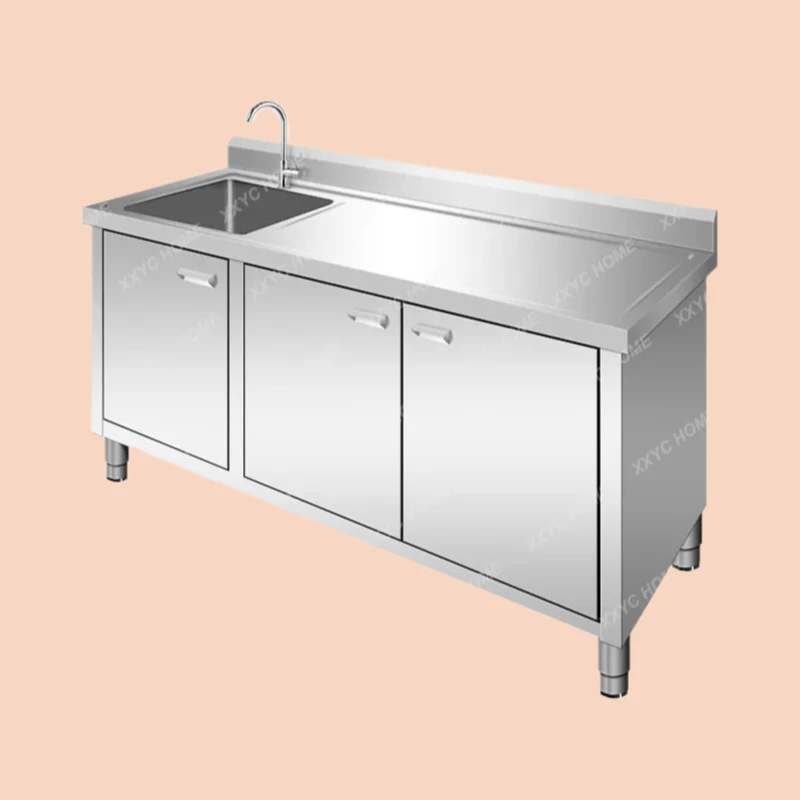 CX Stainless Steel Kitchen Cabinet Sink Countertop Integrated Cabinet Vegetable Basin Sink Workbench
CX Stainless Steel Kitchen Cabinet Sink Countertop Integrated Cabinet Vegetable Basin Sink Workbench