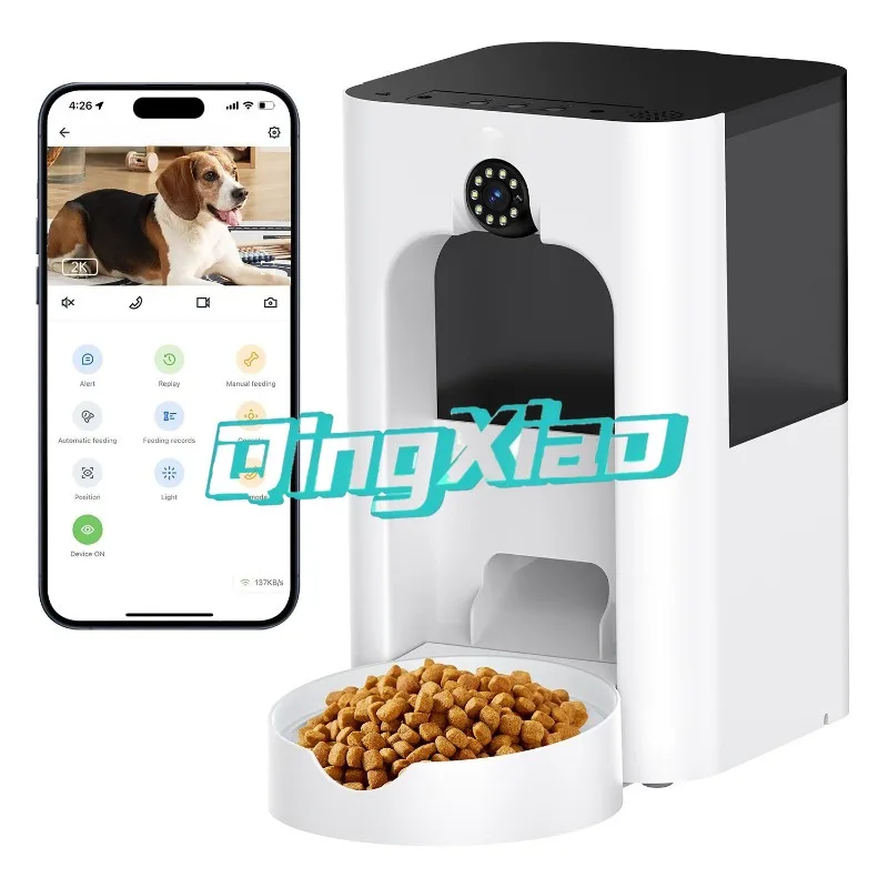 Smart WiFi Pet Feeder For Cat Dog 3 5L Large Capacity Anti Jam Gravity Backup Battery Option Automated Timed Feeding Station
Smart WiFi Pet Feeder For Cat Dog 3 5L Large Capacity Anti Jam Gravity Backup Battery Option Automated Timed Feeding Station