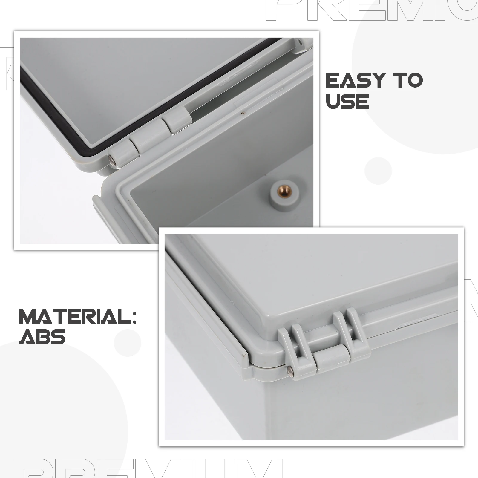 Plastic Waterproof Box 150x150x90 Grey Transparent Electrical Project Case Cable Plastic Junction Box Boxes Outdoor
Plastic Waterproof Box 150x150x90 Grey Transparent Electrical Project Case Cable Plastic Junction Box Boxes Outdoor