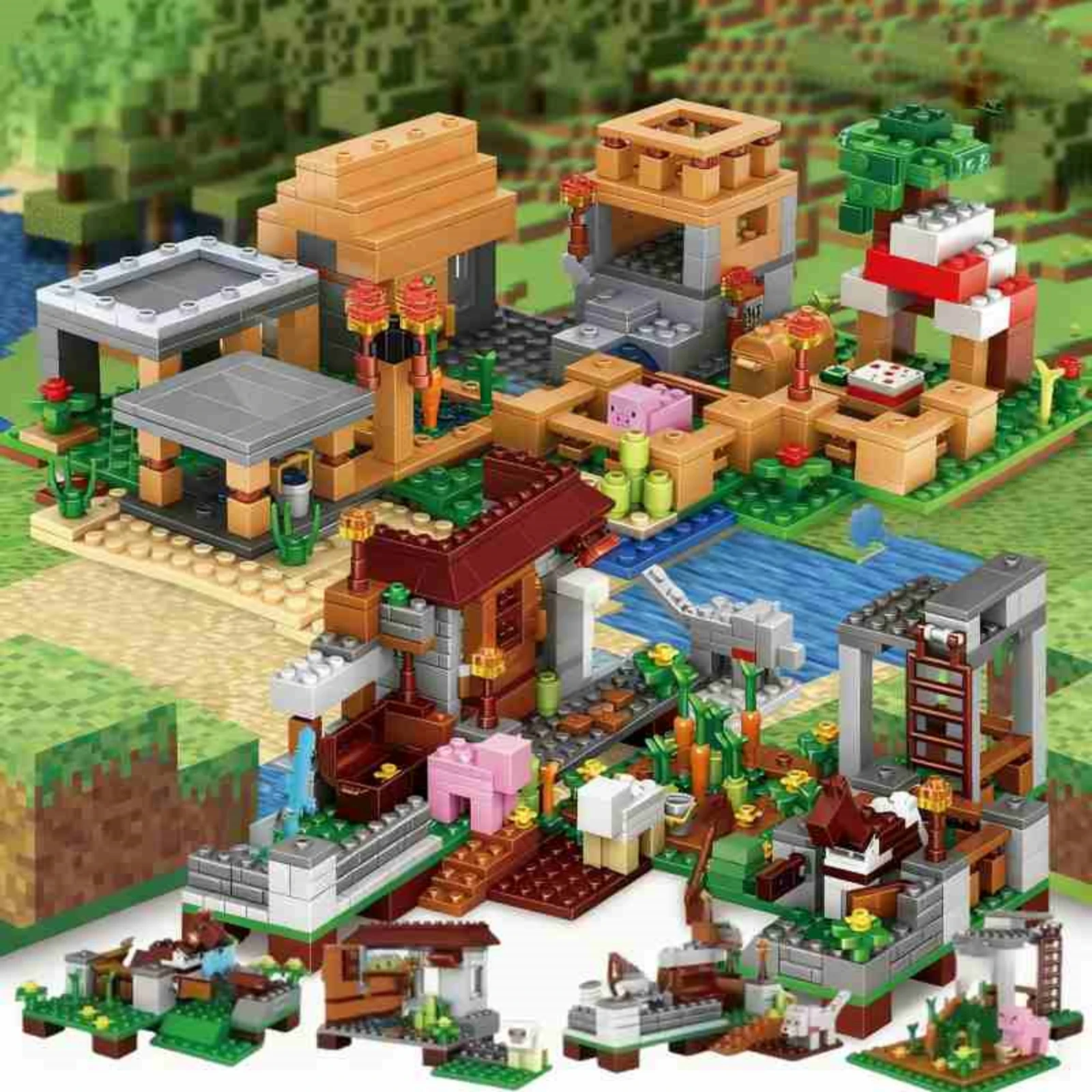 Креативный красочный многофункциональный конструктор «Приключения воинственного коня в деревне и на ферме», с элементами различных сцен и животных
Креативный красочный многофункциональный конструктор «Приключения воинственного коня в деревне и на ферме», с элементами различных сцен и животных