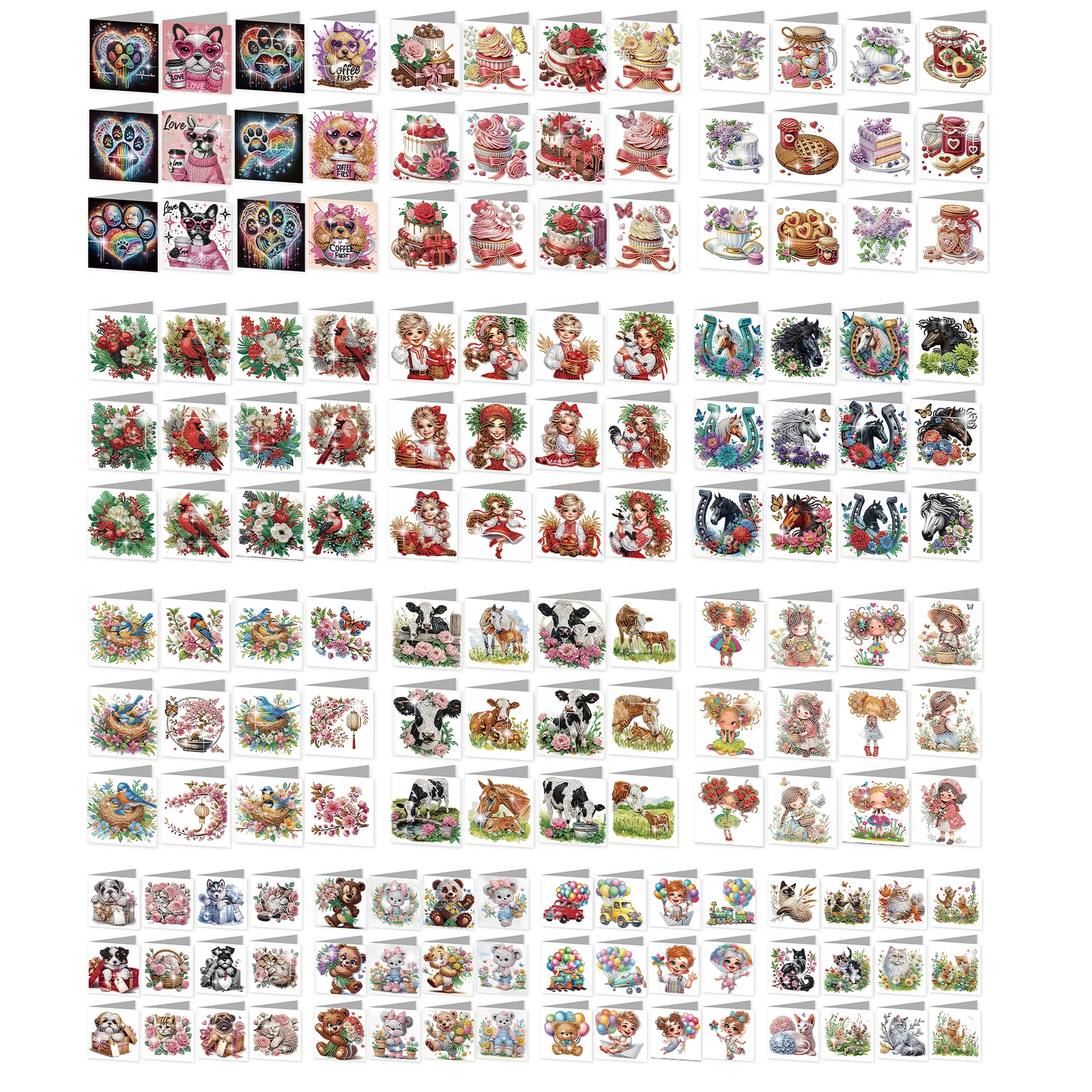 12PCS Color Theme DIY Diamond Painting Greeting Card Set with Envelope Diamond Art Greeting Cards Congratulations Cards & Gifts
12PCS Color Theme DIY Diamond Painting Greeting Card Set with Envelope Diamond Art Greeting Cards Congratulations Cards & Gifts