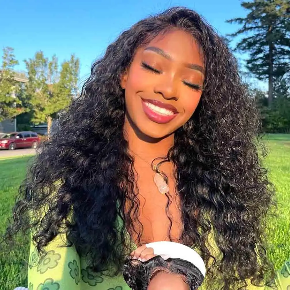 Glueless Wigs Human Hair Pre Plucked Pre Cut Brazilian Deep Wave Lace Front Wigs Human Hair 4x4 Lace Closure Wig for Black Women
Glueless Wigs Human Hair Pre Plucked Pre Cut Brazilian Deep Wave Lace Front Wigs Human Hair 4x4 Lace Closure Wig for Black Women