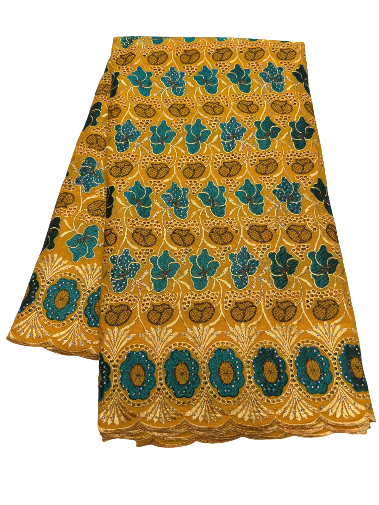 New Arrival African 100% Cotton Lace Fabric With Stones High Quality Swiss For Sewing Nigeria Wedding Party Dresses Women 23A157
New Arrival African 100% Cotton Lace Fabric With Stones High Quality Swiss For Sewing Nigeria Wedding Party Dresses Women 23A157