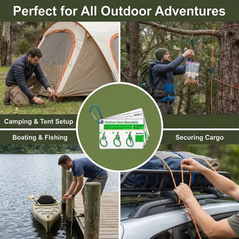 7PCS/1set Fishing Knot Guide Card, Containing 12 Of The Most Practical Fishing Knots, With Storage Buckle, Durable PVC Card
7PCS/1set Fishing Knot Guide Card, Containing 12 Of The Most Practical Fishing Knots, With Storage Buckle, Durable PVC Card
