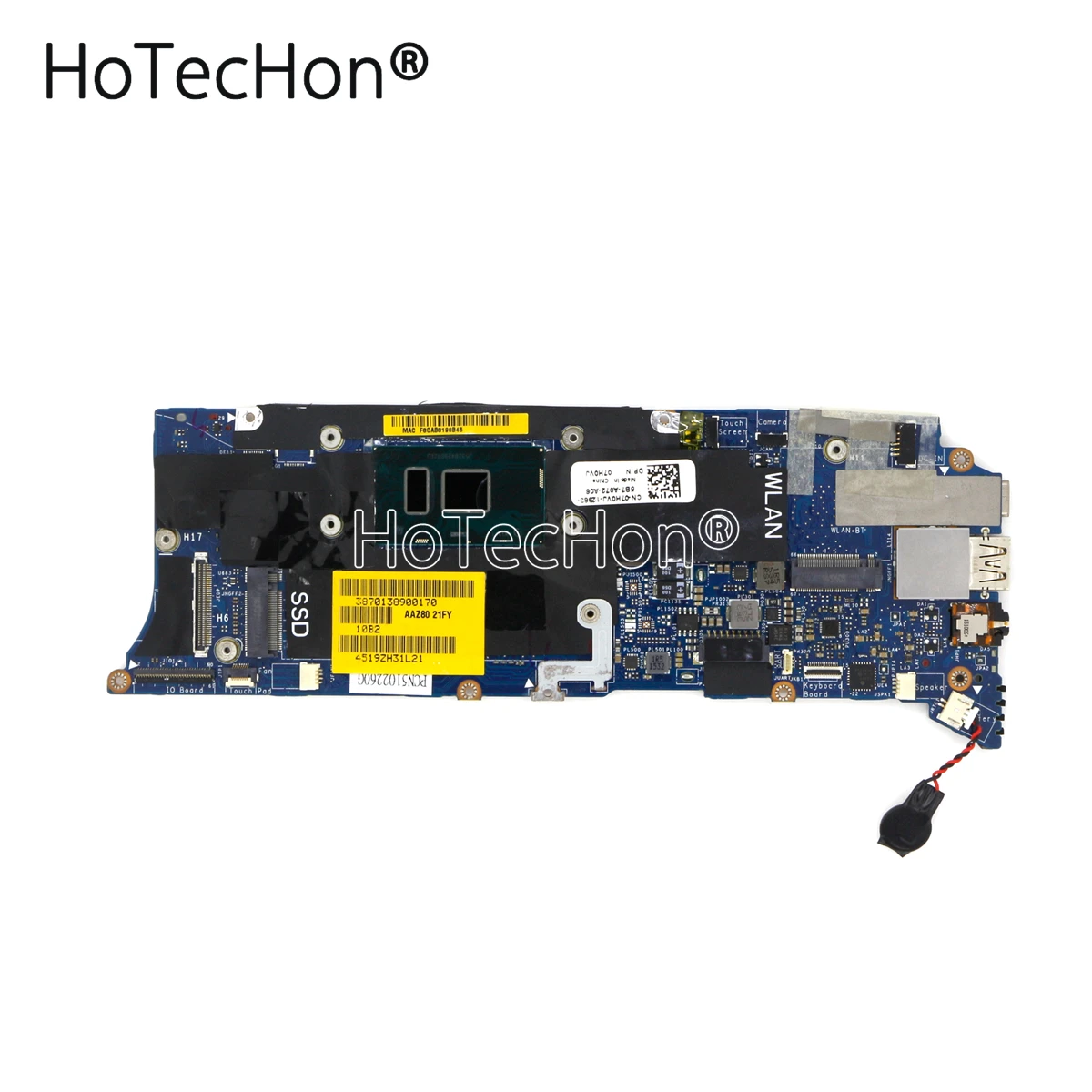 7H0VJ - Motherboard System Board LA-C881P w/ i3-6100u +4GB for Dell XPS 13 (9350)
7H0VJ - Motherboard System Board LA-C881P w/ i3-6100u +4GB for Dell XPS 13 (9350)