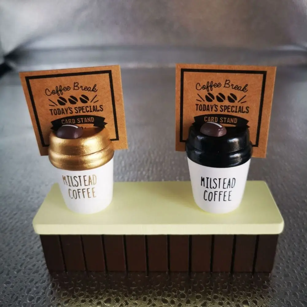 5pcs Wooden Business Card Note Holder Coffee Cup Shape Creative Label Clip Fashionable Handmade Message Holder Name Place
5pcs Wooden Business Card Note Holder Coffee Cup Shape Creative Label Clip Fashionable Handmade Message Holder Name Place