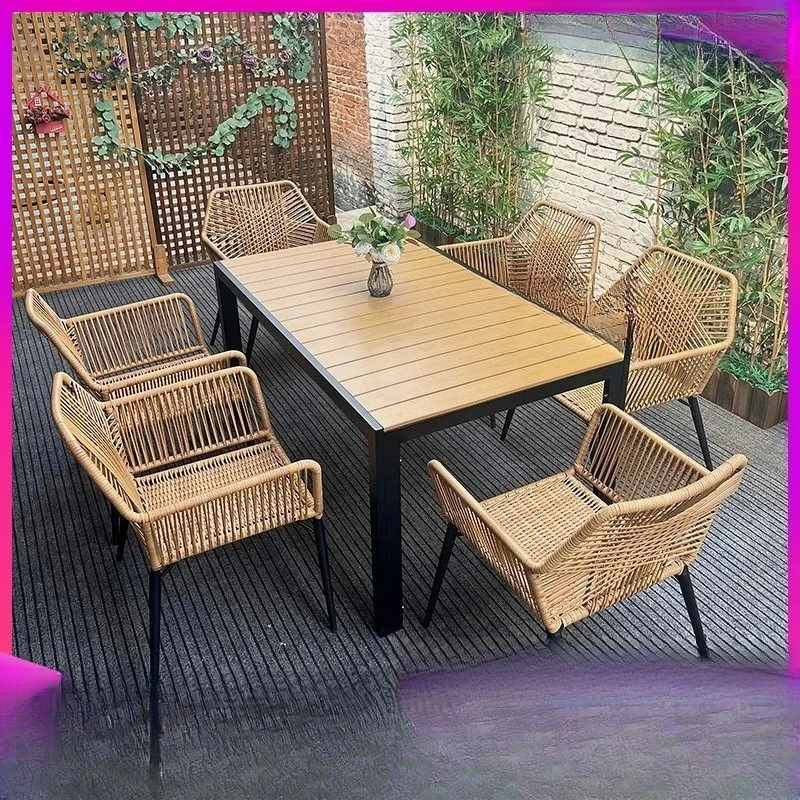 Customizable outdoor leisure table and chair combination outdoor courtyard rooftop
Customizable outdoor leisure table and chair combination outdoor courtyard rooftop