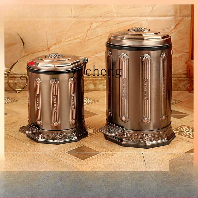 ZZ stainless steel trash can living room bedroom kitchen bathroom foot pedal silent home
ZZ stainless steel trash can living room bedroom kitchen bathroom foot pedal silent home