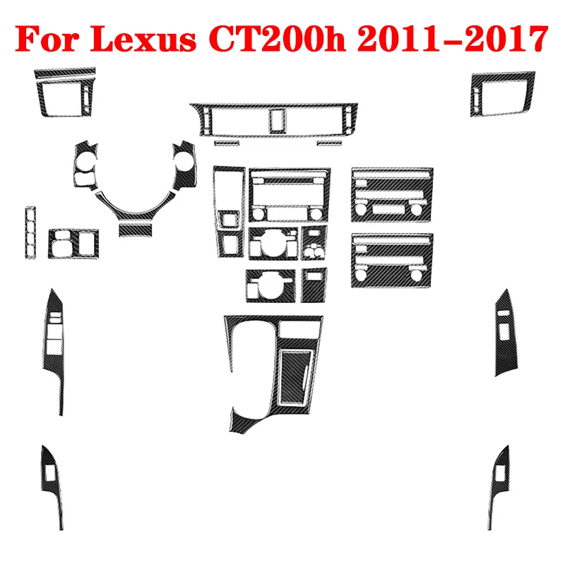 For Lexus CT200h 2011 2012 2013 2014 2015 2016 2017 Carbon Fiber Black Stickers Cover Trim Car Interior Decorative Accessories
For Lexus CT200h 2011 2012 2013 2014 2015 2016 2017 Carbon Fiber Black Stickers Cover Trim Car Interior Decorative Accessories