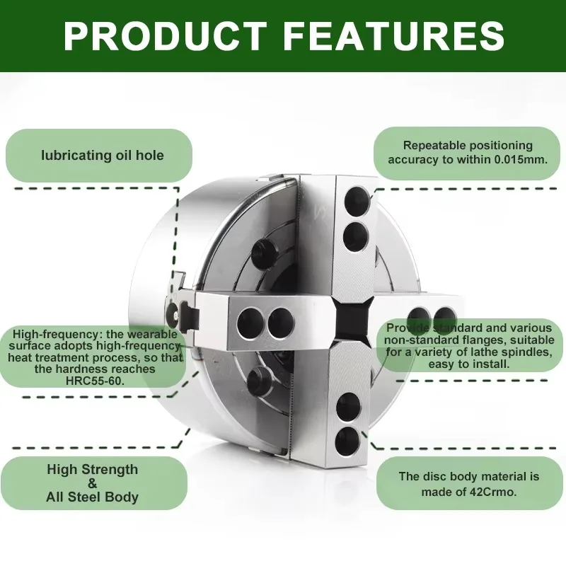 China Brand Cnc Drill 4 Jaw Chuck Lathe Hydraulic Through-hole Chuck 4-Jaw Lathe Power Chuck Magnetic
China Brand Cnc Drill 4 Jaw Chuck Lathe Hydraulic Through-hole Chuck 4-Jaw Lathe Power Chuck Magnetic