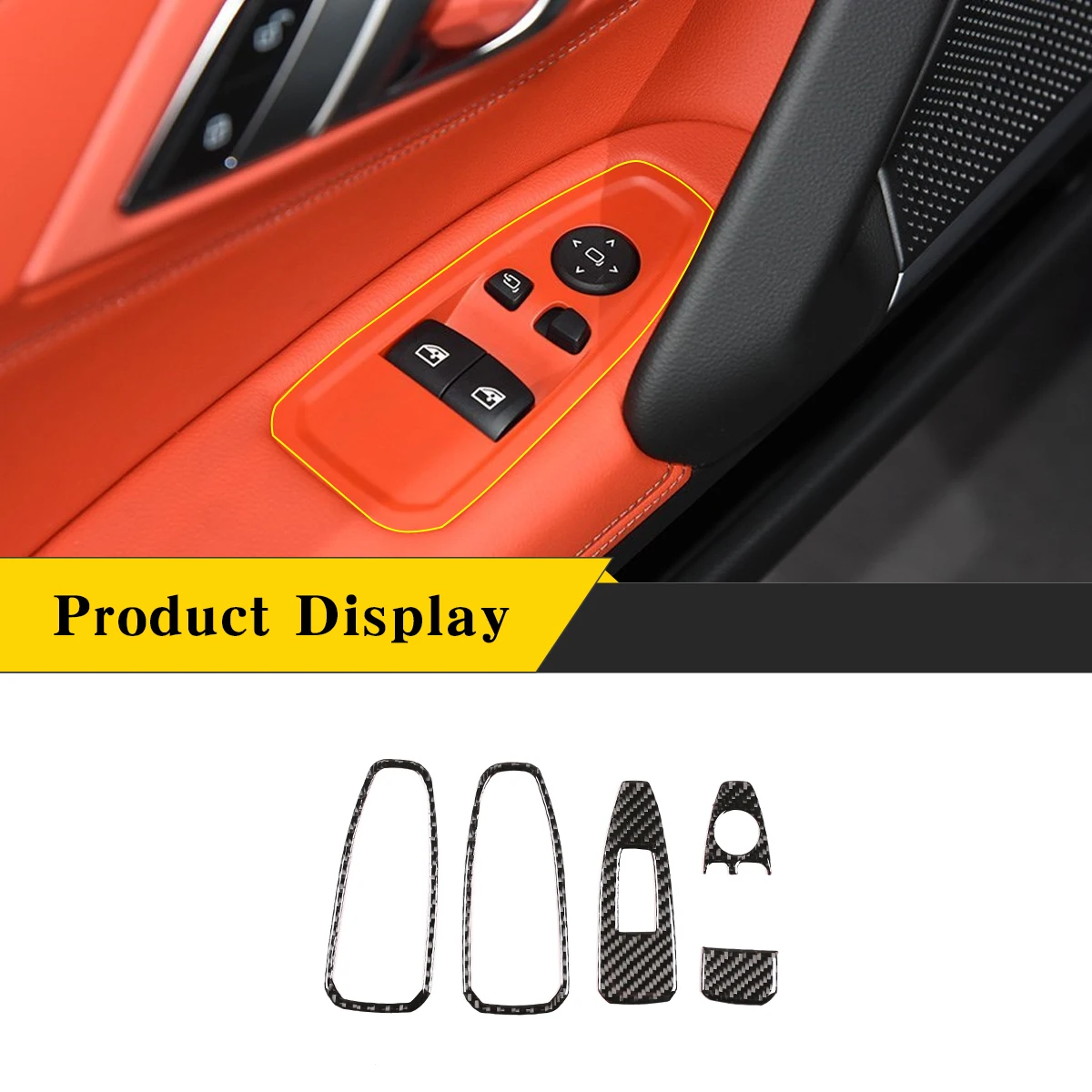 For BMW Z4 G29 2017-2020 Car Window Glass Lift Switch Panel Sticker Soft Carbon Fiber Car Interior Modified Accessories
For BMW Z4 G29 2017-2020 Car Window Glass Lift Switch Panel Sticker Soft Carbon Fiber Car Interior Modified Accessories