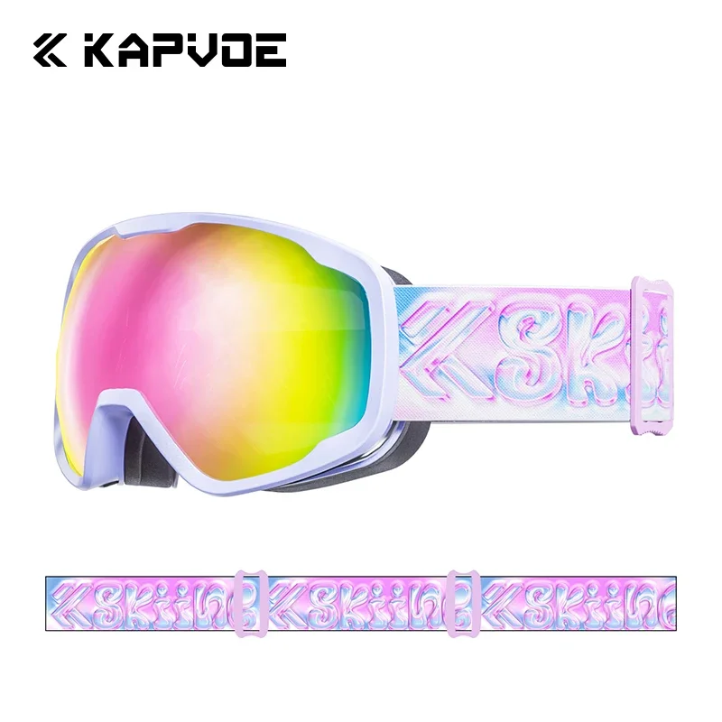 KAPVOE Kids Ski Goggles Professional Winter Ski Snowboard Goggles Skiing Eyewear Anti-UV400 Sports Equipment for Children
KAPVOE Kids Ski Goggles Professional Winter Ski Snowboard Goggles Skiing Eyewear Anti-UV400 Sports Equipment for Children