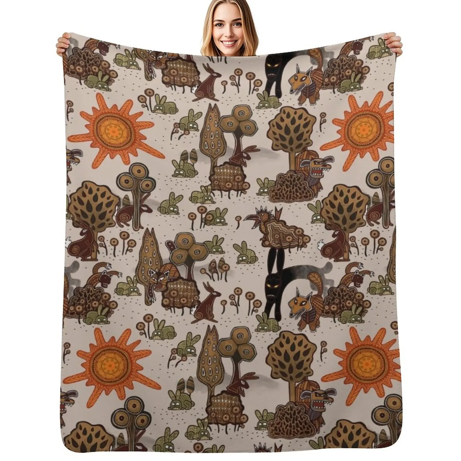 In The Beginning of the World - Watership Down Pattern Throw Blanket Machine Washable Soft Warm Blanket
In The Beginning of the World - Watership Down Pattern Throw Blanket Machine Washable Soft Warm Blanket