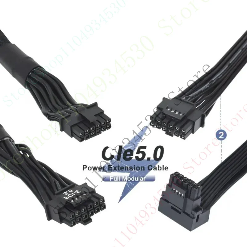 HC 12VHPWR PCIe 5.0 Power Extension Cable 16(12+4)Pin is designed For RTX 3070 RTX3090 4080 4090 Series Graphics Cards
HC 12VHPWR PCIe 5.0 Power Extension Cable 16(12+4)Pin is designed For RTX 3070 RTX3090 4080 4090 Series Graphics Cards