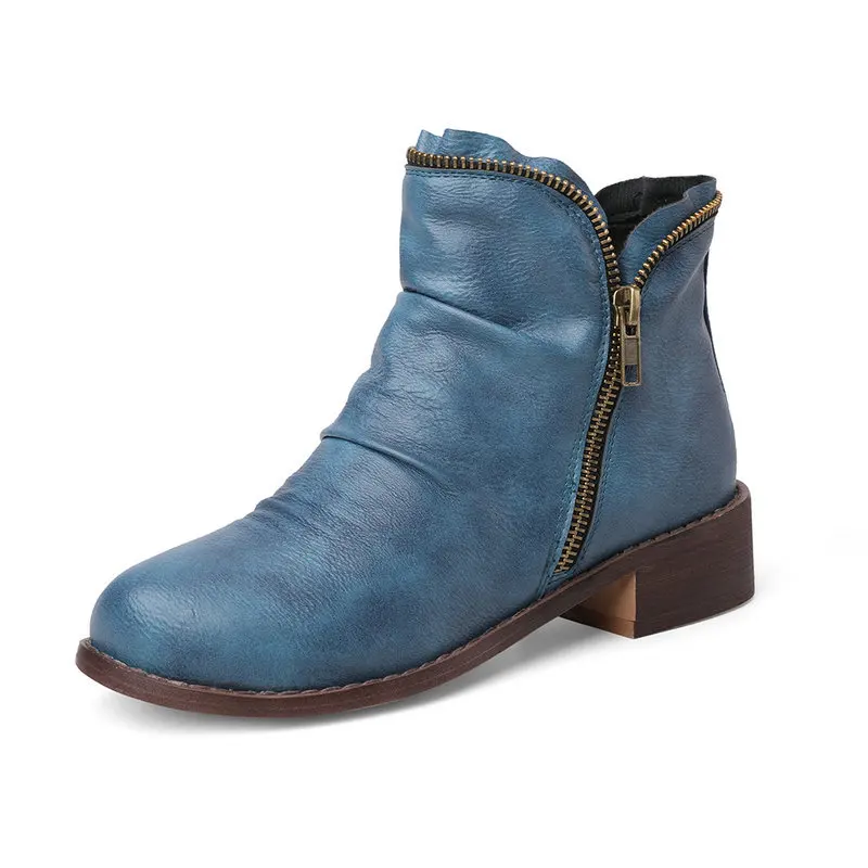 Autumn and Winter New Women's Boots Chelsea Short Boots Thick Heel Casual Round Head Women's Boots Side Zipper Short Boots
Autumn and Winter New Women's Boots Chelsea Short Boots Thick Heel Casual Round Head Women's Boots Side Zipper Short Boots