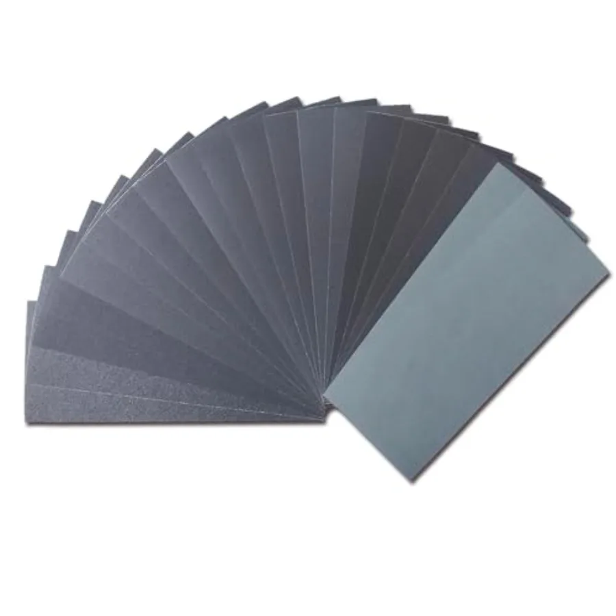 Sandpaper Variety Pack, PCS Sand Paper Assorted for Wood Metal Sanding, Wet Dry Sandpaper Sheets 1/0/3/400/600/0/10/1500/00/300
Sandpaper Variety Pack, PCS Sand Paper Assorted for Wood Metal Sanding, Wet Dry Sandpaper Sheets 1/0/3/400/600/0/10/1500/00/300